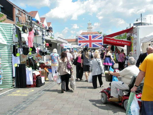 Romford town centre with The Liberty shopping complex and Elizabeth Line station - major East London and Essex town popular with first-time buyers seeking mortgage advice and whole-of-market mortgage advisers