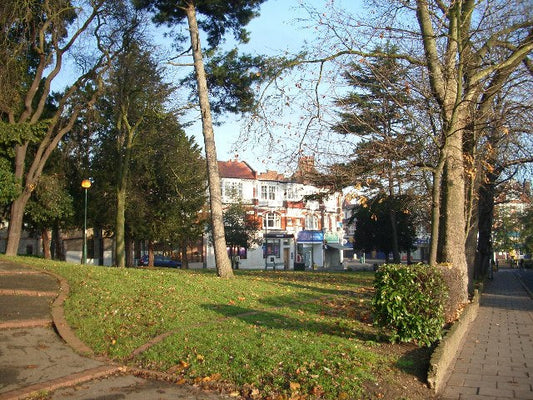 Woodford Green Broadway with shops and businesses - sought-after Essex location popular with families seeking best mortgage adviser and mortgage advice for first-time buyers and whole-of-market advisers